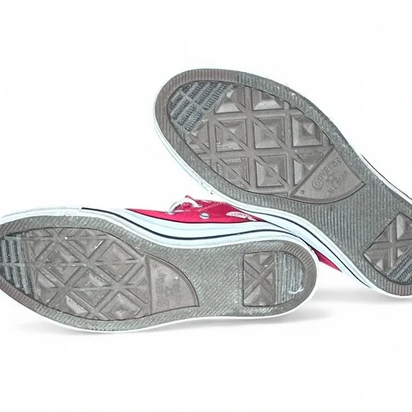 CONVERSE Unixes All Star' Bold Red High-Tops Men’s 3.5 Wo’s 5.5 Like New - Picture 8 of 8